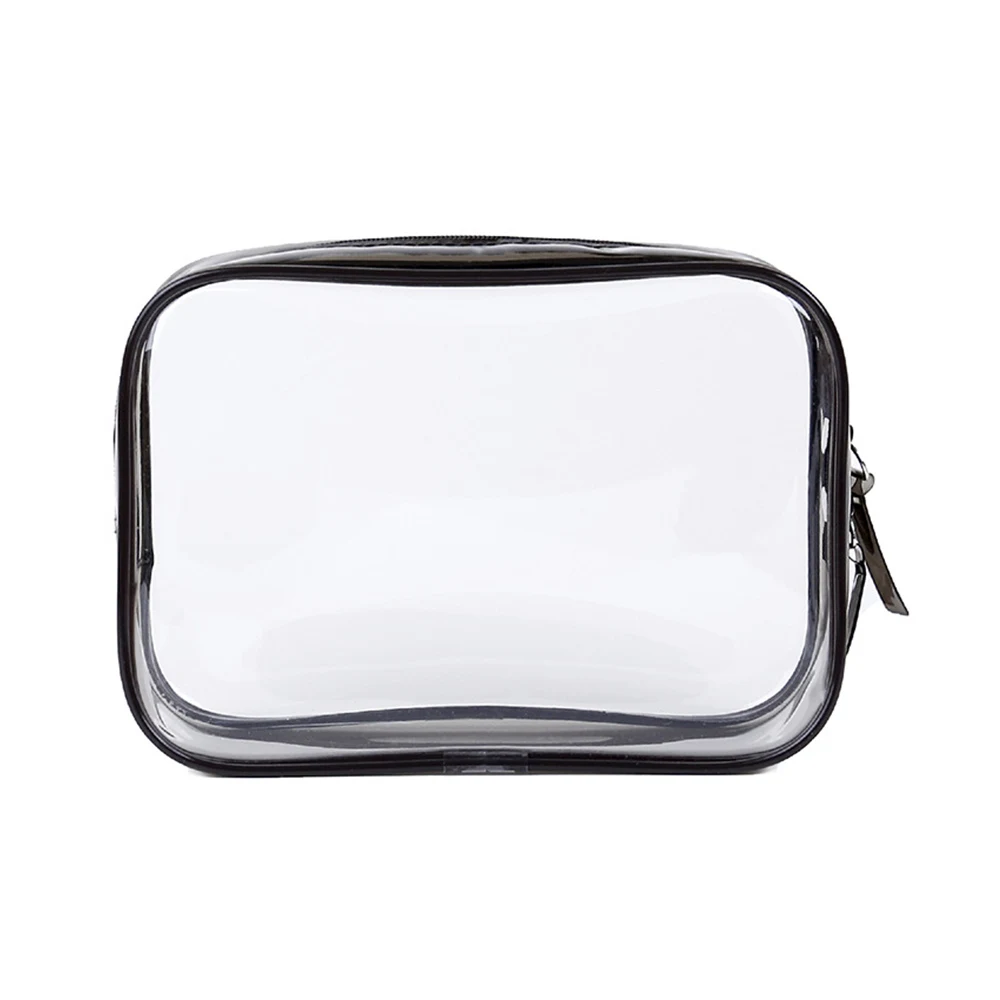 1Pcs Transparent PVC Toiletry Bags Waterproof Bathroom Storage Bag Travel Makeup Pouch Cosmetics Organizer Pouch Tote Bags