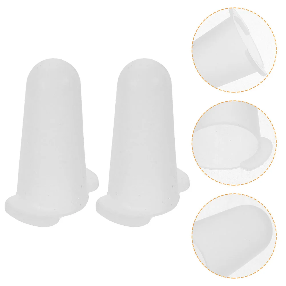 2 Pcs Protective Cap for Piping Tips Covers Nozzle Protection Protectors Pipping Small Sleeves Large Cake Baking Frosting