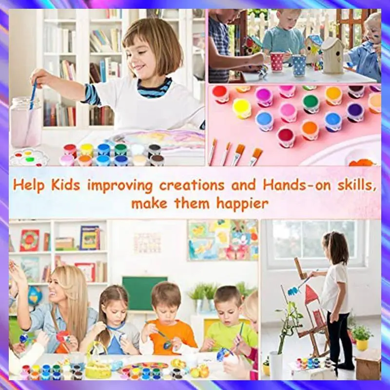 

560 PCS Acrylic Paint Set,12 Colors Acrylic Paint Strips For Kids&Adults Craft Paint,Perfect For Home Birthday Classroom