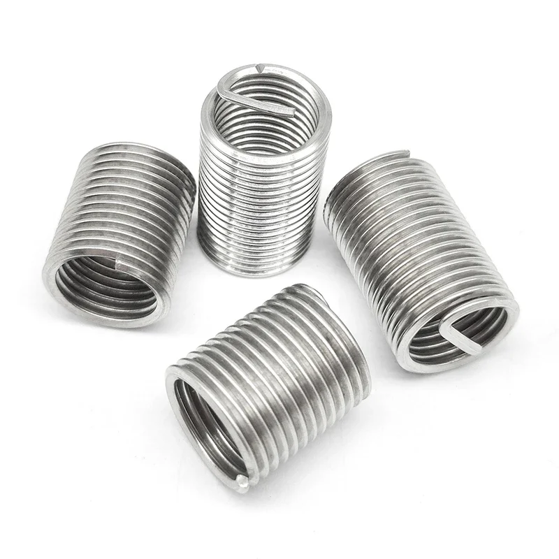 D1~D3 M6 M8 M10 M12M14M16 Gwint drobny Gwint drutu Wkładka 304 Śruba ze stali nierdzewnej Tuleja Gwint Naprawa Skok 0,75/1/1,25/1,5 mm