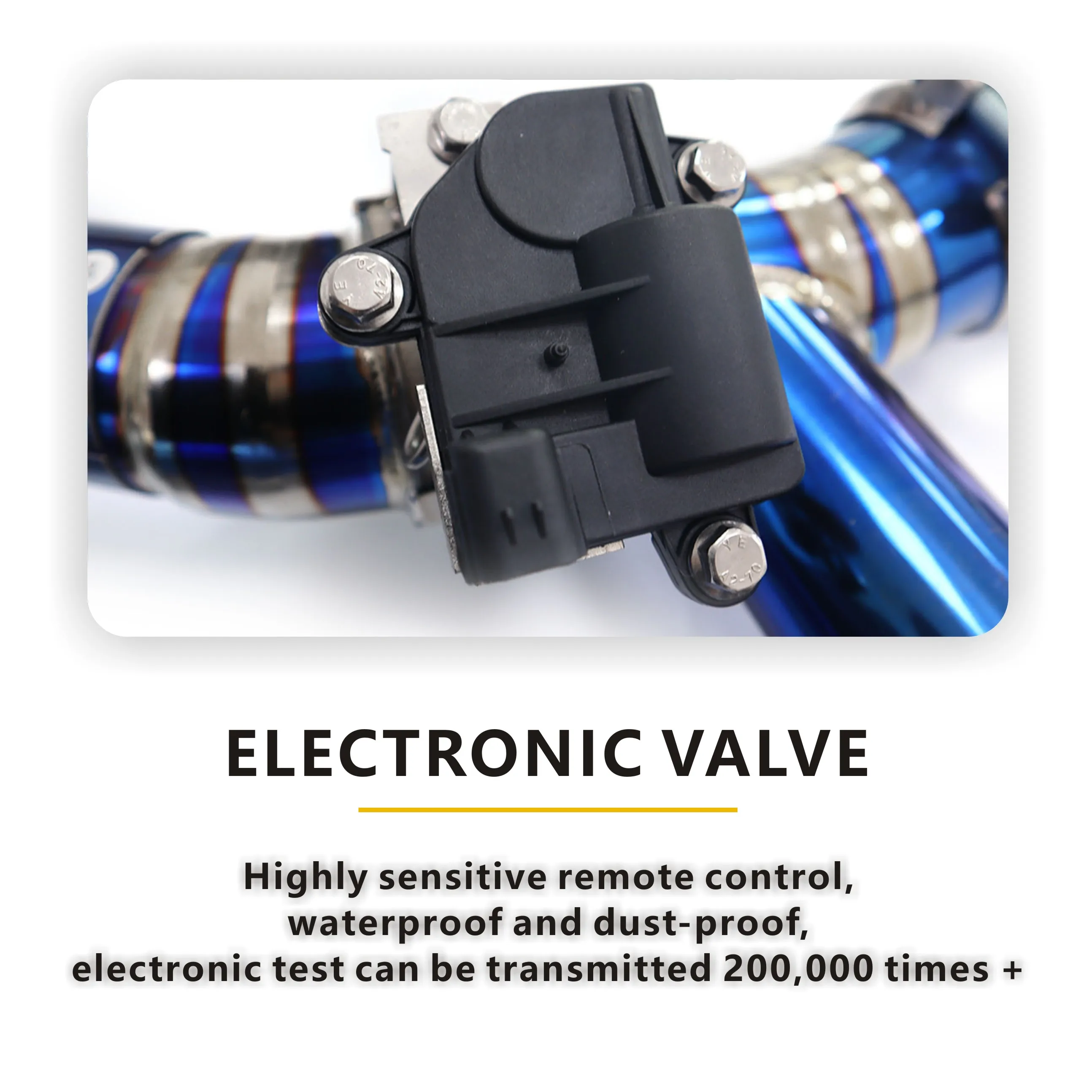 Titanium High Flow Catback-uitlaat voor BMW X5 X6 M60i 4.4T |   Prestatiesysteem met afstandsbedieningsklep en exacte pasvorm