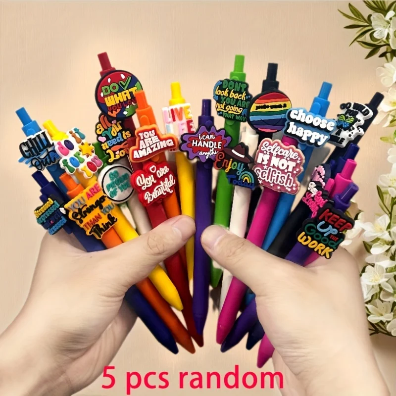 10/20 Pcs Inspirational Ballpoint Pens with 10 Inspirational Quotes, Multifunctional and Durable, Practical and Long Lasting