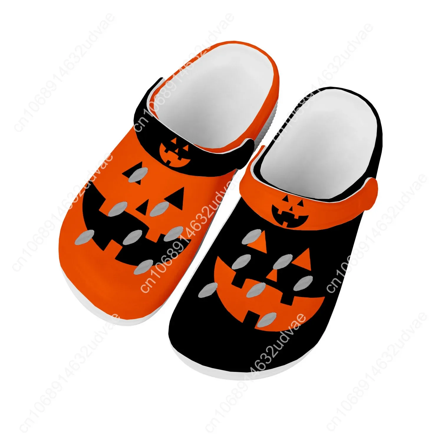 Sandales d'halloween pour hommes, femmes et adolescents, chaussures d'eau à la mode, de haute qualité, respirantes, confortables, pantoufles de plage personnalisées