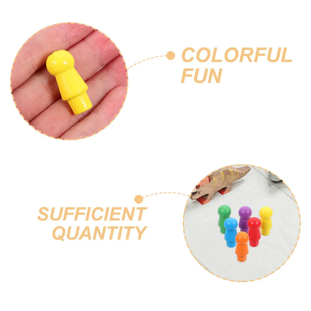 120개 멀티컬러 나무 체커 보드 게임용 컬러풀 게임 피스 중국 체커 교체용 체커 세트 어린이 체스 세트