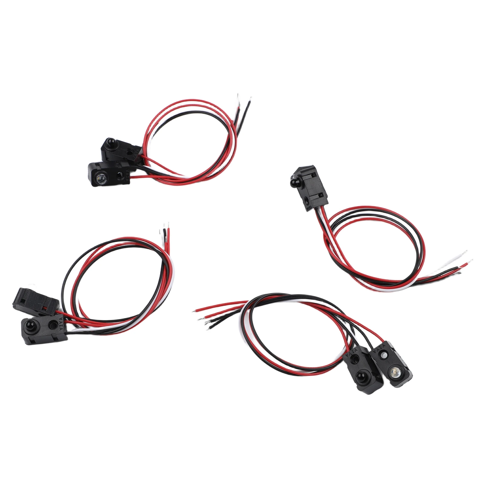 4 Pair Infrared Through Beam Photoelectric Switch Sensor 5V DC 2-30cm Detection For Relay Drive Security Robot Industrial Automa