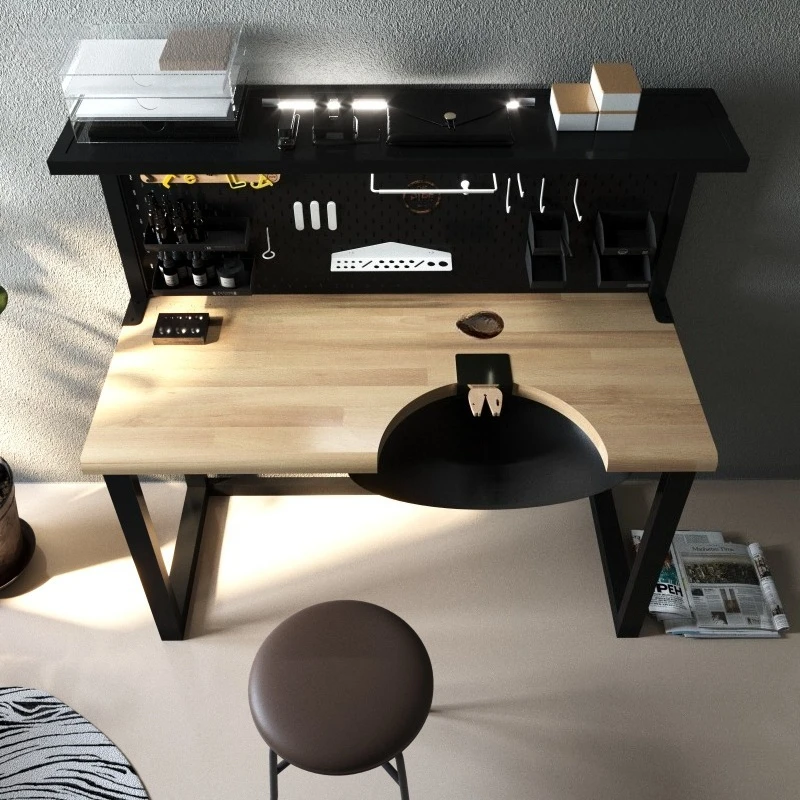 

Model Console Handmade DIY Jewelry Work Table Playing Table Guitar Mobile Phone Repair Workbench