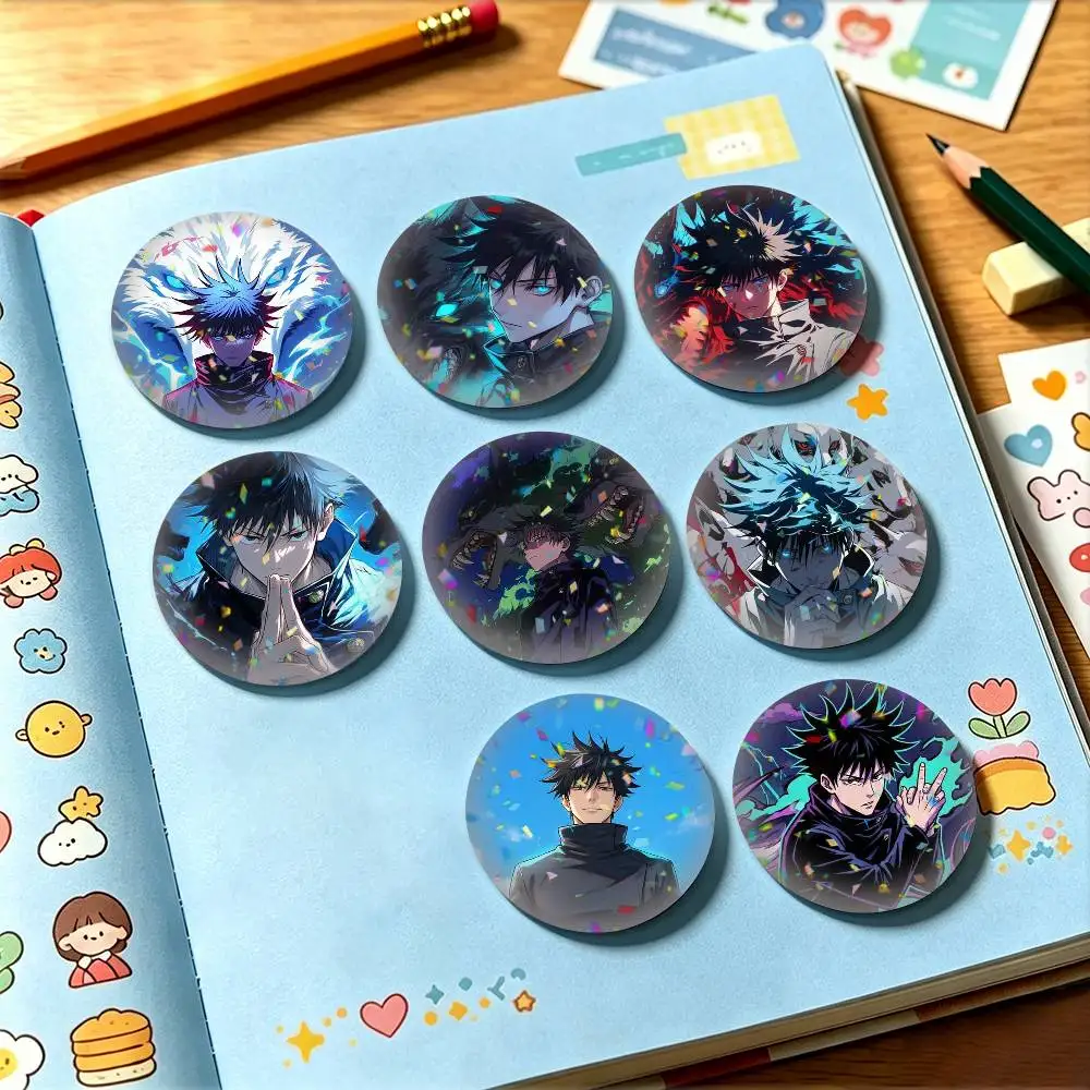 Shadow Sorcerer Megumi Fushiguro 25mm 32mm 44mm 58mm 75mm Brooches Badges Pins for Accessories Gift