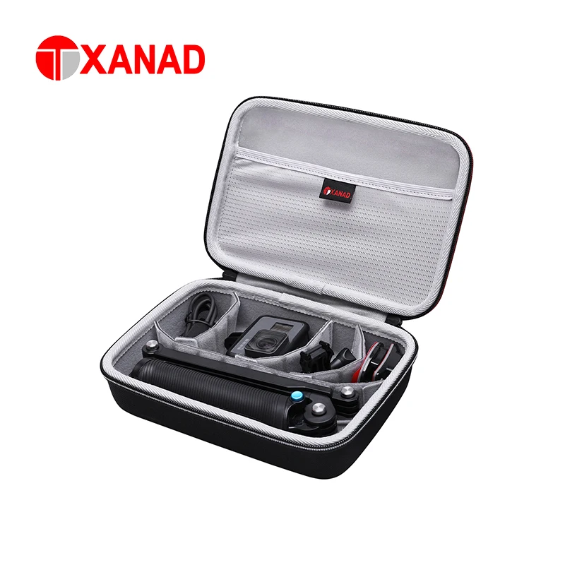 XANAD EVA Hard Case for GoPro HERO 11/10/9/8/7/6/5/Hero 2018 or GoPro MAX Waterproof Digital Action Camera Storage Bag