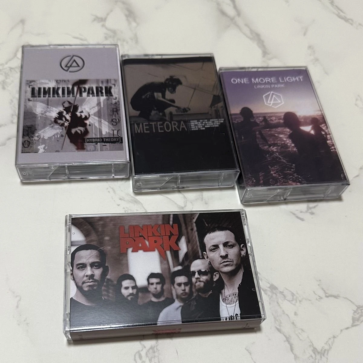Caja de Regalo con Cintas de Música de la Banda de Heavy Metal Chester Bennington, Hybrid Theory, Meteora, One More Light, Cintas de Música de Cosplay