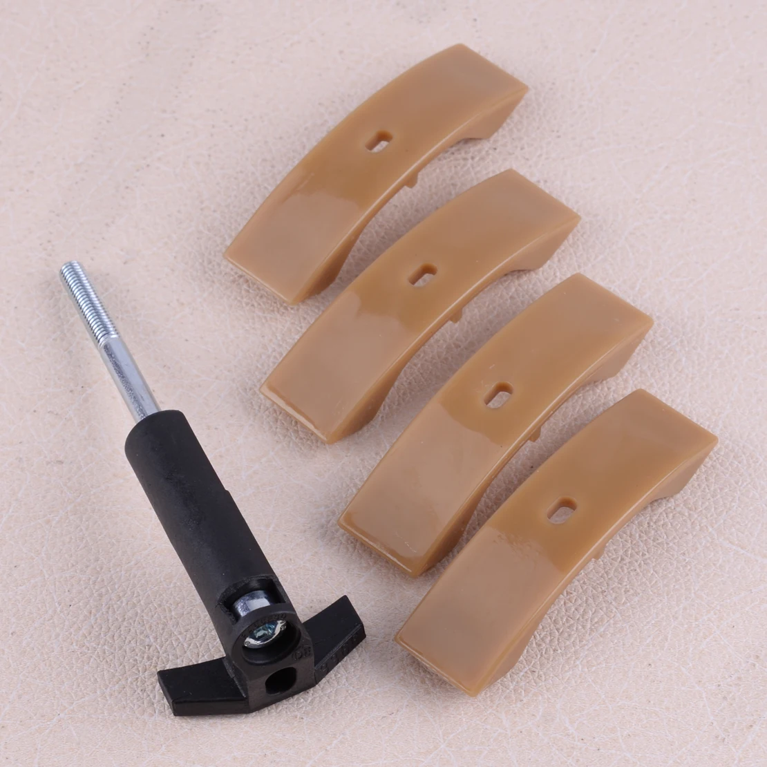 DWCX-Soporte tensor de cadena de distribución de árbol de levas, almohadilla de zapato, compatible con Audi A8, A6, VW, Passat, Beetle, 058109088B, 058109088D, 5 unidades por Kit