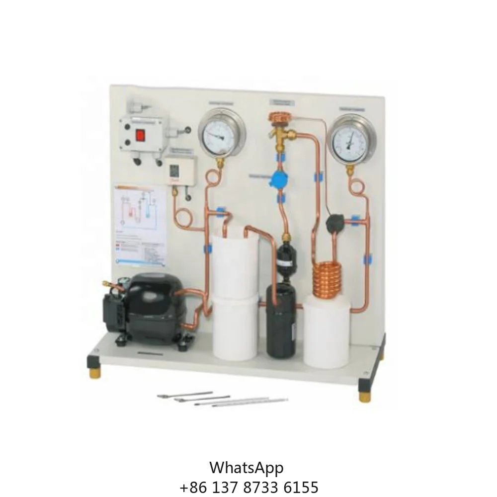 Heat Pump For Cooling And Heating Operation Teaching Equipment School Laboratory Equipment Educational Refrigeration Trainer