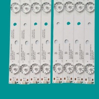 LED Backlight Strip 5LED For JS-D-JP5020-A51EC B51EC E50F2000 MCPCB D50-F2000 LED50FHDS