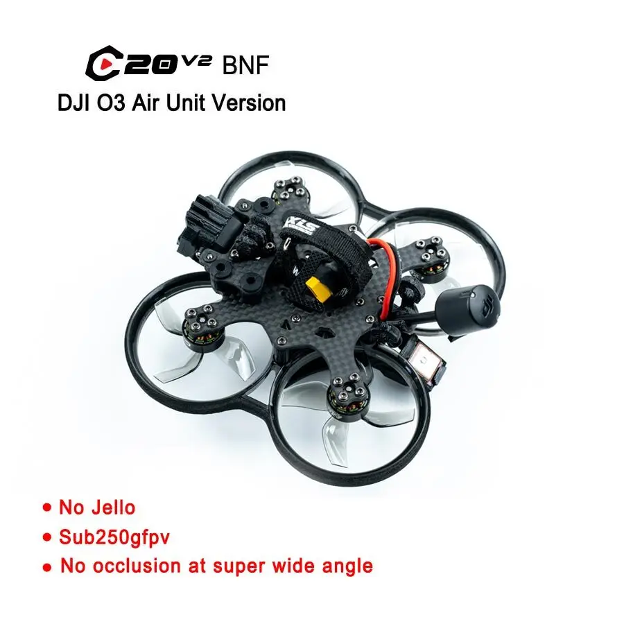 Axisflying Cineon C25 V2 para FPV Drone, C20 V2, 2.5 ", 4S, 20A, F411 AIO, Unidade Aérea, DJI O3