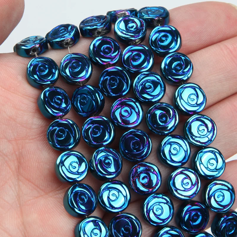 1 Strand 64PCS 11mm Irregular Crystal Spacer Beads AB Sparkle Glass Bead Charms for Bracelet Making DIY Jewelry Making Wholesale