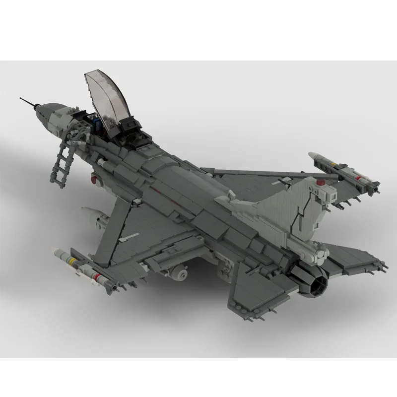 

MOC-144082 Новые боевые воздушные истребители, модель 1801, деталиMOC, креативные строительные блоки для мальчиков и детей на день рождения, игрушки, подарки