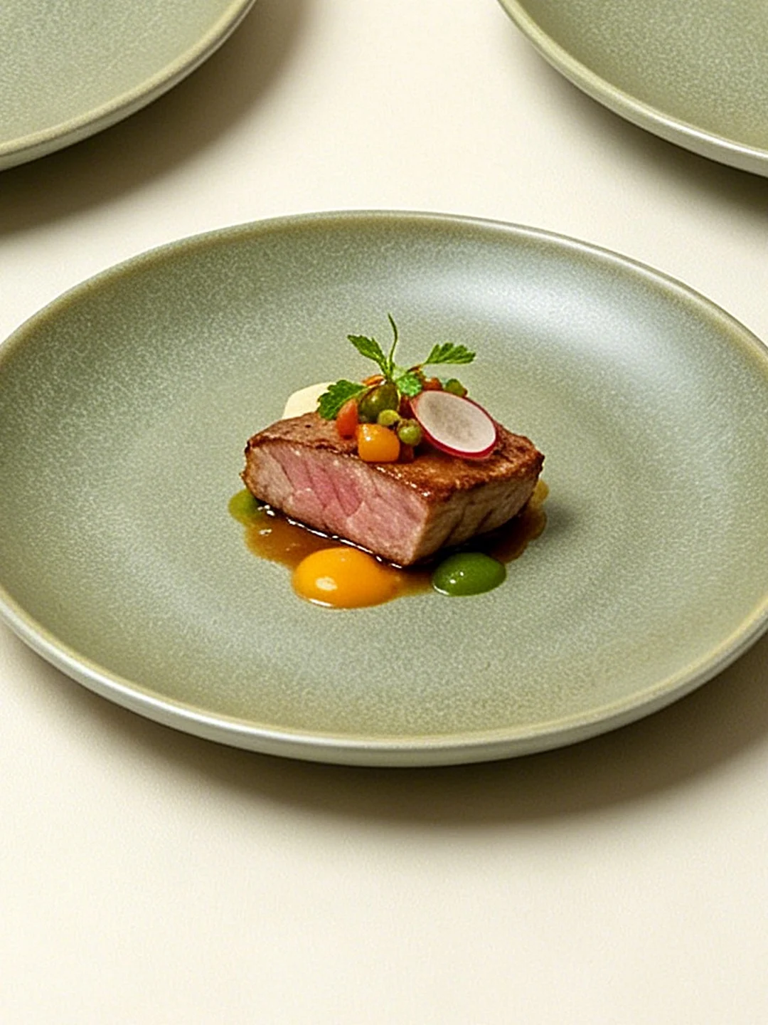 encan-retro-ceramic-steak-plate-round-single-high-aesthetic-value-restaurant-western-steak-plate-dishwasher-and-microwave-safe