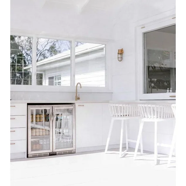 

'Artisan White Shaker Style Kitchen Cabinets Outdoor Australia Outdoor Kitchen And Bar