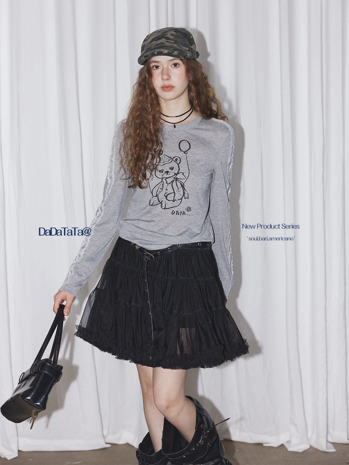 

Футболка Long Sve с принтом по бокам и кружевом, повседневная свободная посадка из полиэстера и вискозы, круглая Ne, осенняя одежда обычной длины для женщин