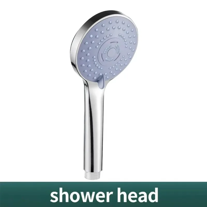 5-Speed Handheld Shower Head Set - Boosted Pressure 3-Piece Bathroom Shower Kit with Large Water Outlet for Household Use image 2