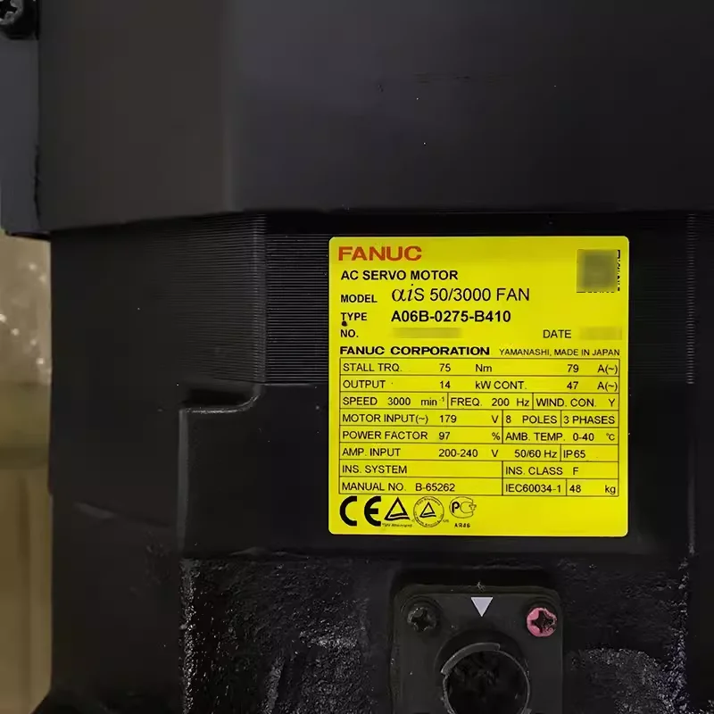 Fanuc-servomotor A06B 0275 B410, nuevo, A06B-0275-B410