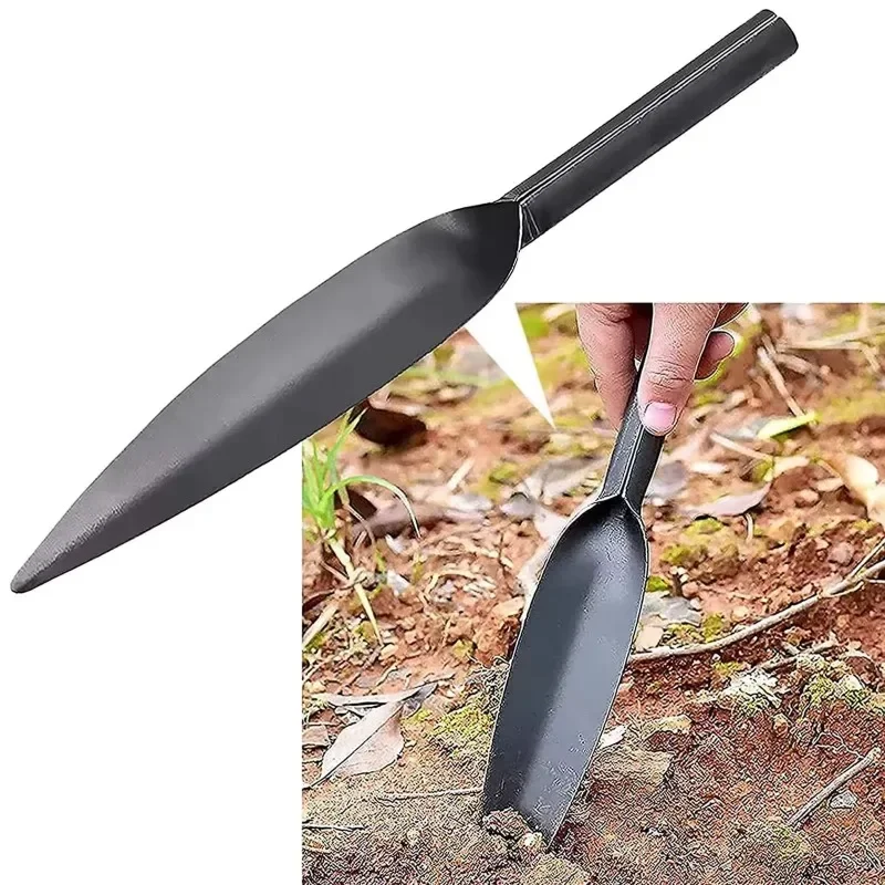 Carbon Steel Willow Leaf Shovel Succulent Plants Planting Loose Soil Tool Outdoor Digging Shovel Household Gardening Tools