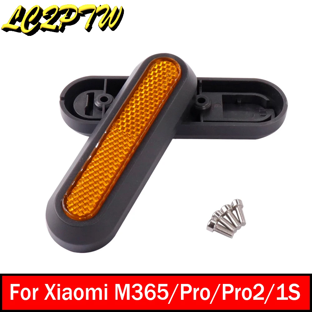 Wheel Cover Protect Shell For Xiaomi Electric Scooter Pro 2/1s/M365 Front Rear Safety Reflective Parts yellow reflector