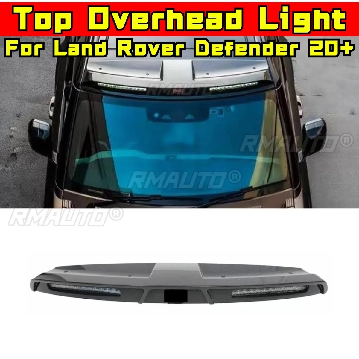 

Car Dome Light Decorative Strips Body Kit For Land Rover Defender 2020+ Overhead Light Toplight Modification Part