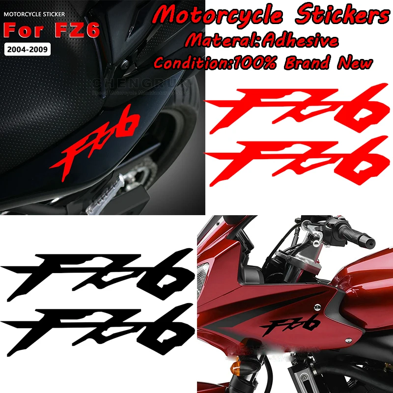 Motorcycle Sticker Waterproof Decals for Yamaha FZ6 S2 FZ6N FZ6-N Fazer FZ6S Accessories 2004 2005 2006 2007 2008 2009 Stickers