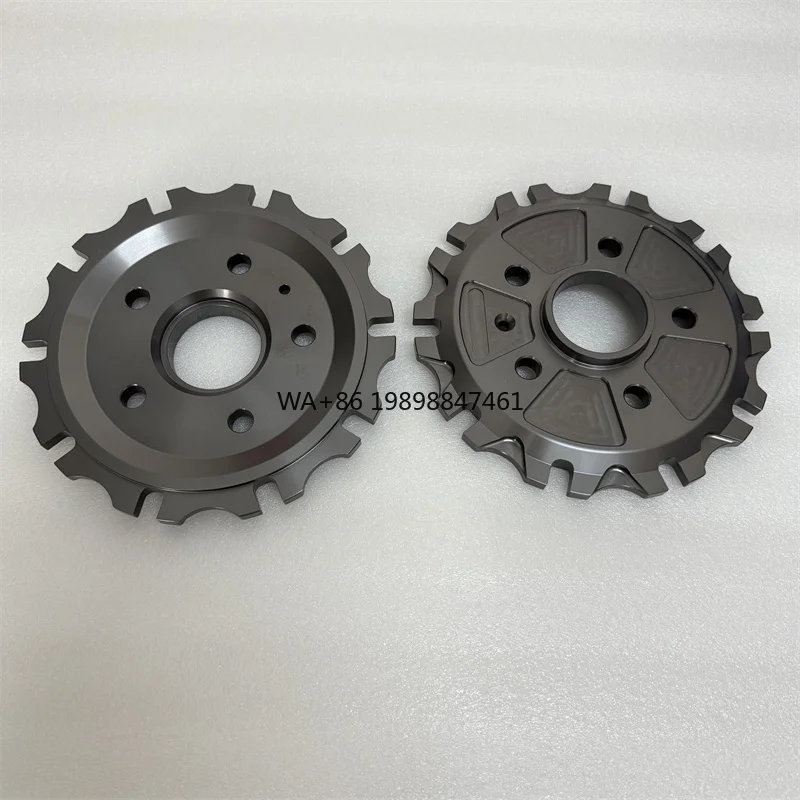 

Изготовленный на заказ дизайн центрального колокола для диск Golf 7.5 374,5*36 мм, серый анодированный