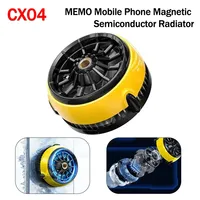 CX04 MEMO Mobile Phone Semiconductor Magnetic Radiator 5V1.5A Cooling Fan for Live Streaming PUBG Game Cooler for IPhone Android