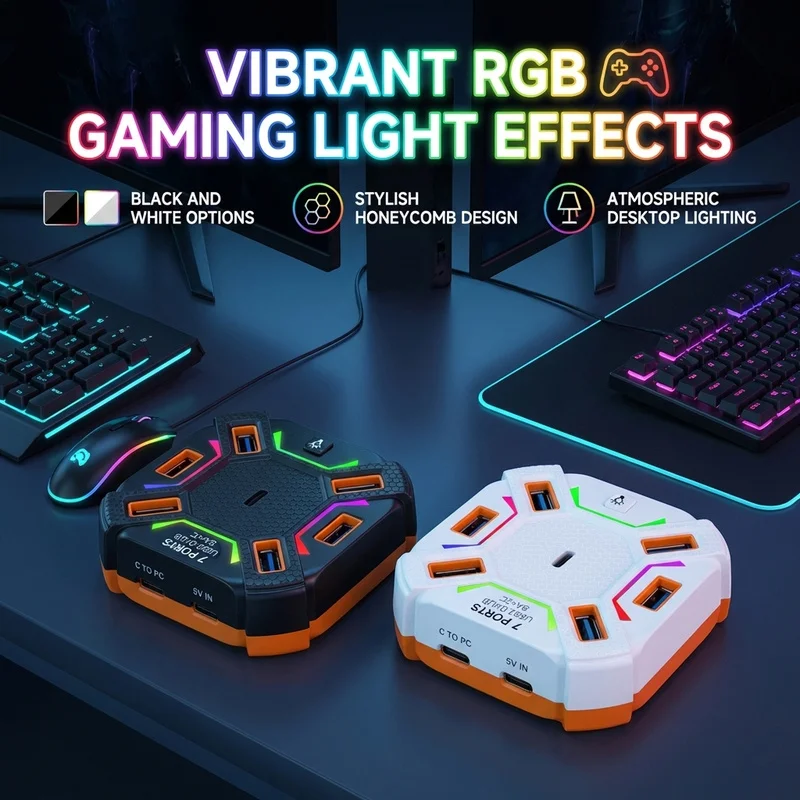 Usb 2.0 Hub 7/10 Po…