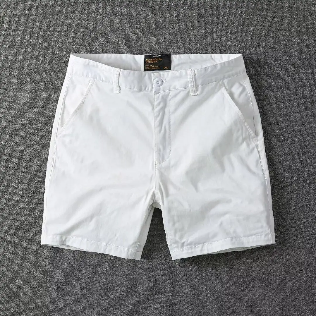 

2025 New American Casual Tee-quarter Length Work Trousers Men's Summer Trendy Slim Straight Spor Four-quarter orts