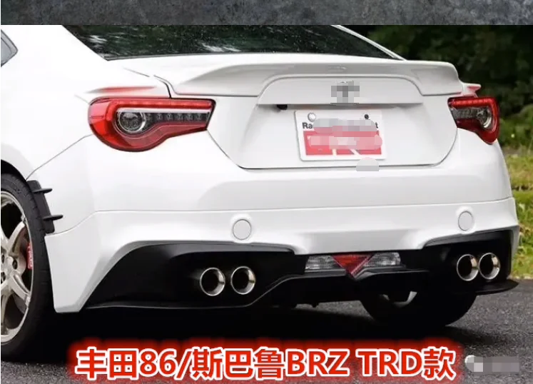 

For Subaru BRZ For TOYOTA GT86 Car Rear Wing Trunk Lip Spoiler TRD style ABS plastic 2012 2013 2014 2015 2016 2017 2018 2019