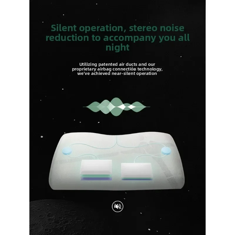 Anti-snoring pillow Intelligent snoring control pillow, massage sleep detection pillow sleep instrument