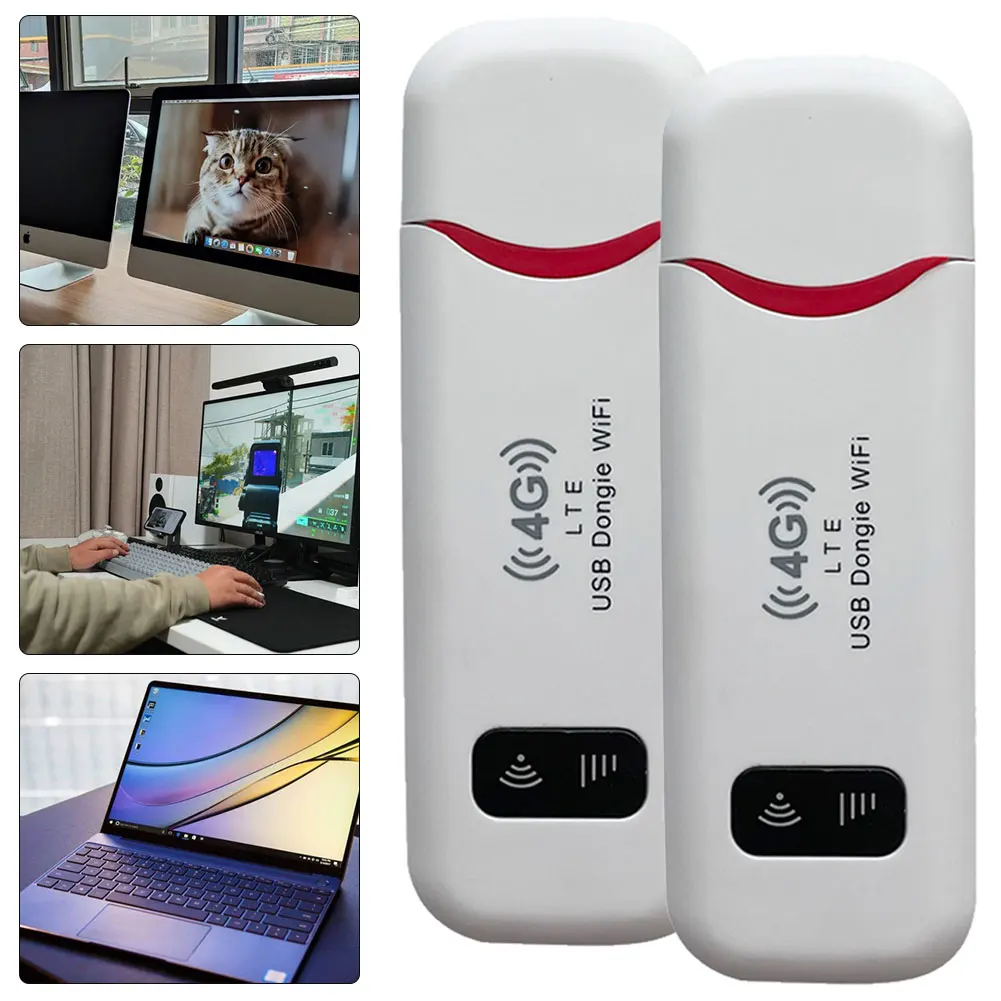 

Беспроводной маршрутизатор LTE WiFi, 2 шт., 4G SIM-карта, 150 Мбит/с, USB-модем, WiFi-донгл, точка доступа