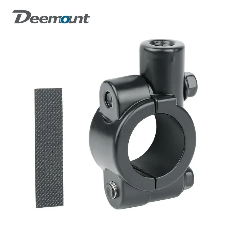 Rear View Mirror Stand for Bicycle E-Bike Handlebar Mount Flat Inner Face Aluminum Clamp W/ Liner Scooter Back Sight Lens Rack