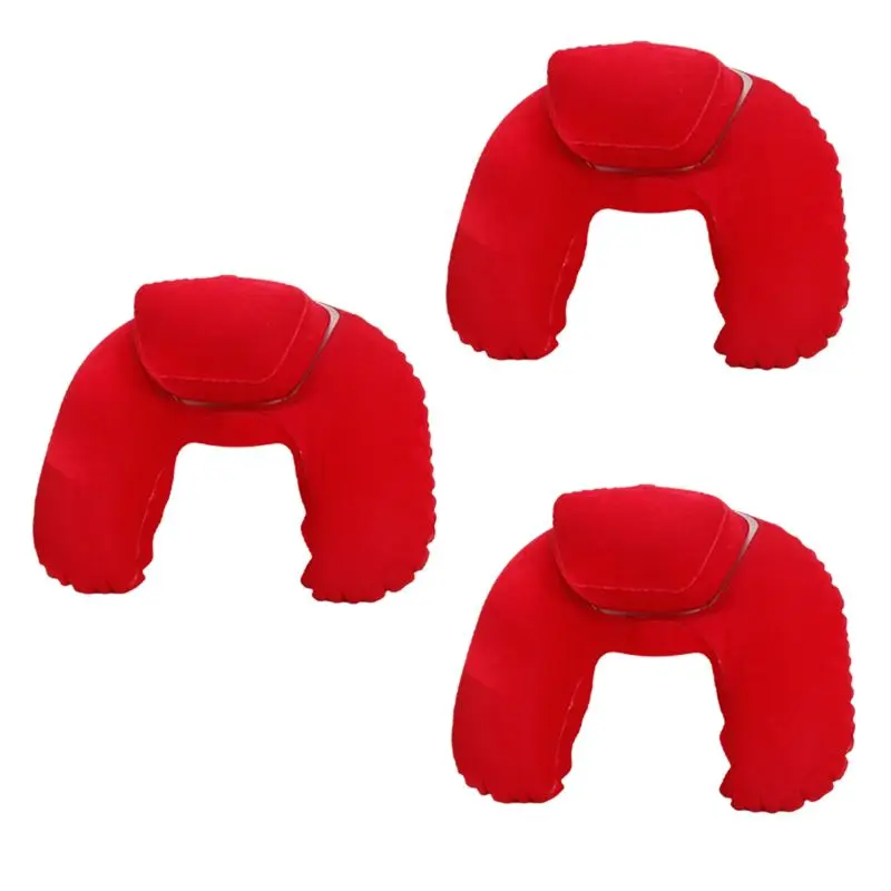 

Надувная дорожная подушка B62B: подушка для шеи в самолете, подушка-подголовник, подушка для офисного сна, подарок для дома