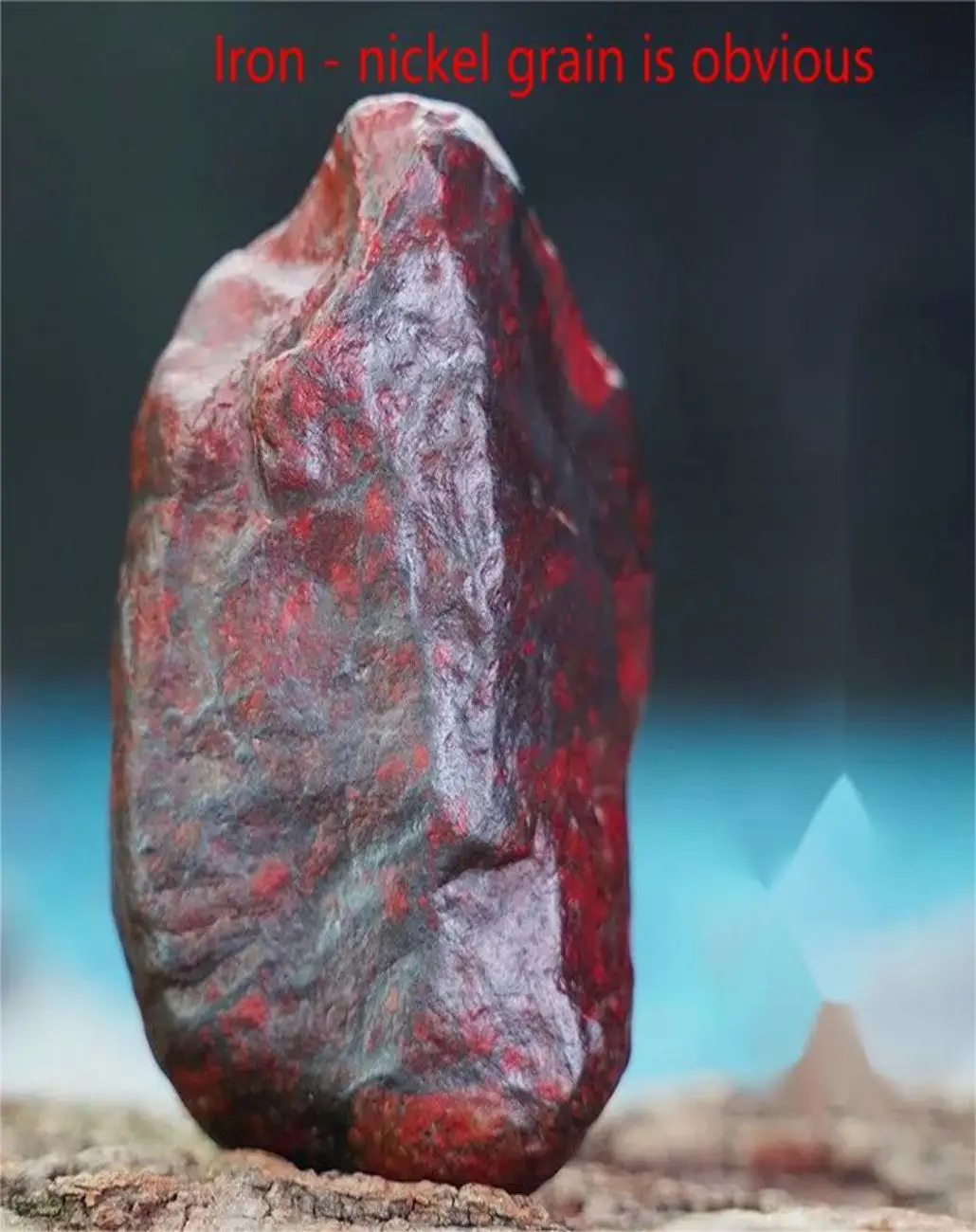 

Natural Crystal Stone Xinjiang Authentic Pure Natural Energy Red Yiting Meteorite Original Stone Genuine Ornaments Hand Pieces