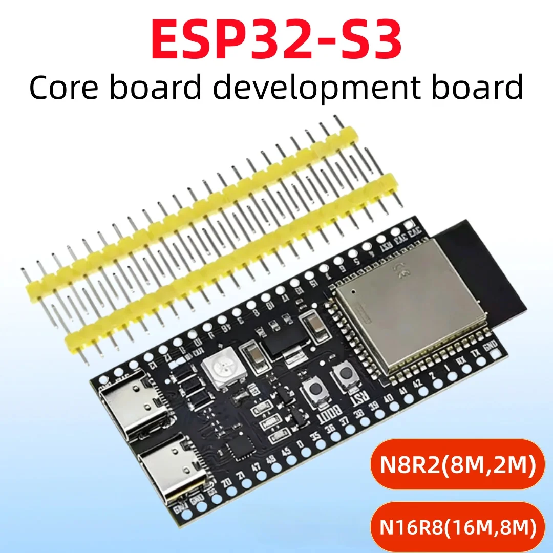 ESP32-S3 Wifi BT Module Development Board for Arduino IDE ESP32-S3-WROOM1 N16R8 N8R2 44Pin Type-C 16MB Flash 8M PSRAM ESP32 S3