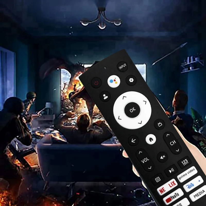 جهاز تحكم عن بعد بلاستيكي أسود لتلفزيون Hisense الذكي ، بديل ، ERF3S90H ، 50A6H ، 50A65H ، 43A6H ، 43A65H ، 1