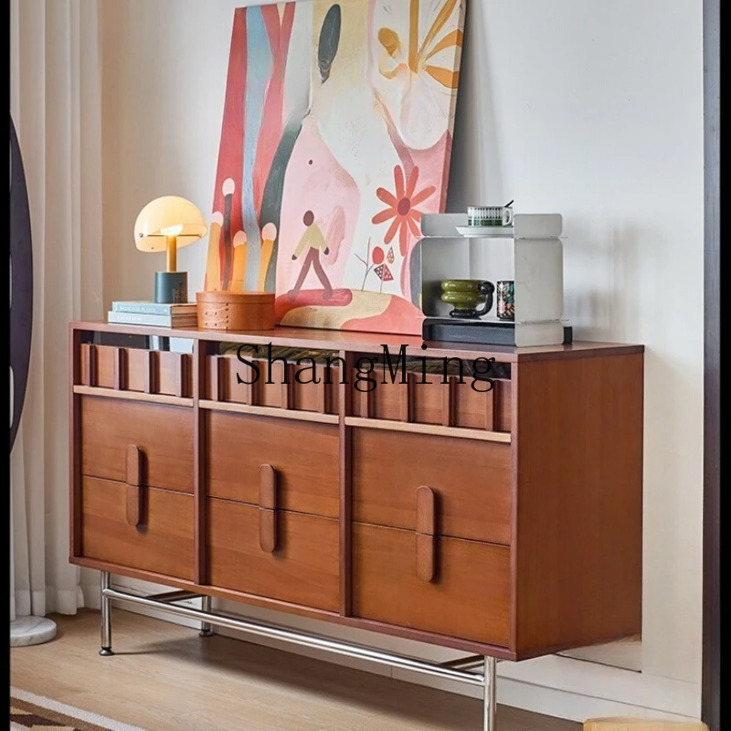 

FG Second-Hand Solid Wood Storage Cabinet Living Room Wall-Mounted Storage Cabinet Bedroom Bedside Storage Cabinet