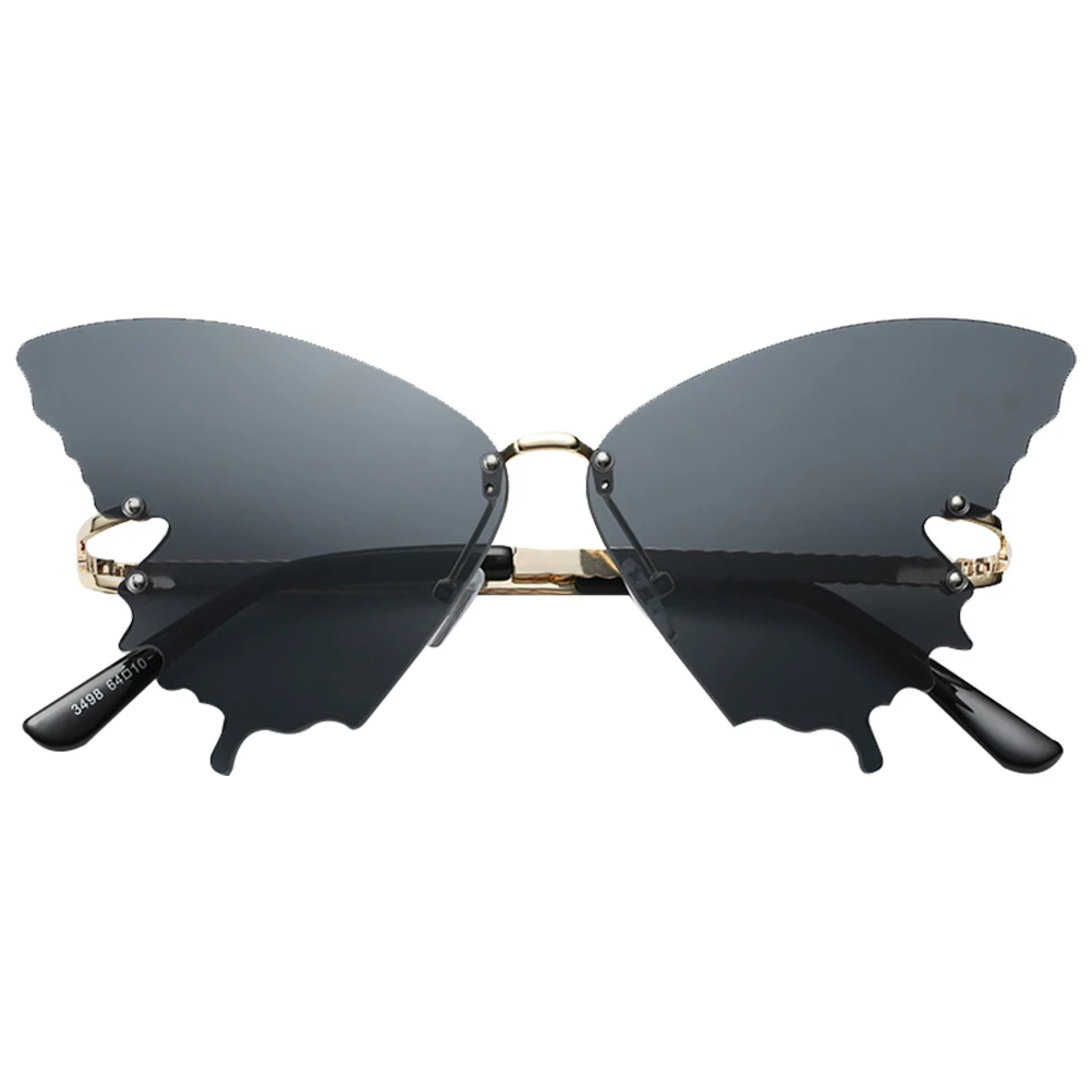 

1Pair Vintage Butterflies Sunglasses Unique Stylish Decorative Party Glasses Creative Photo Prop Fashion Eyewear Women