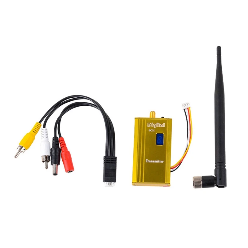 1.2G 1.3G 1.5W FPV VTX 8CH 1500MW Audio Video Transmitter For FPV Quadcopter RC Drone Easy To Use