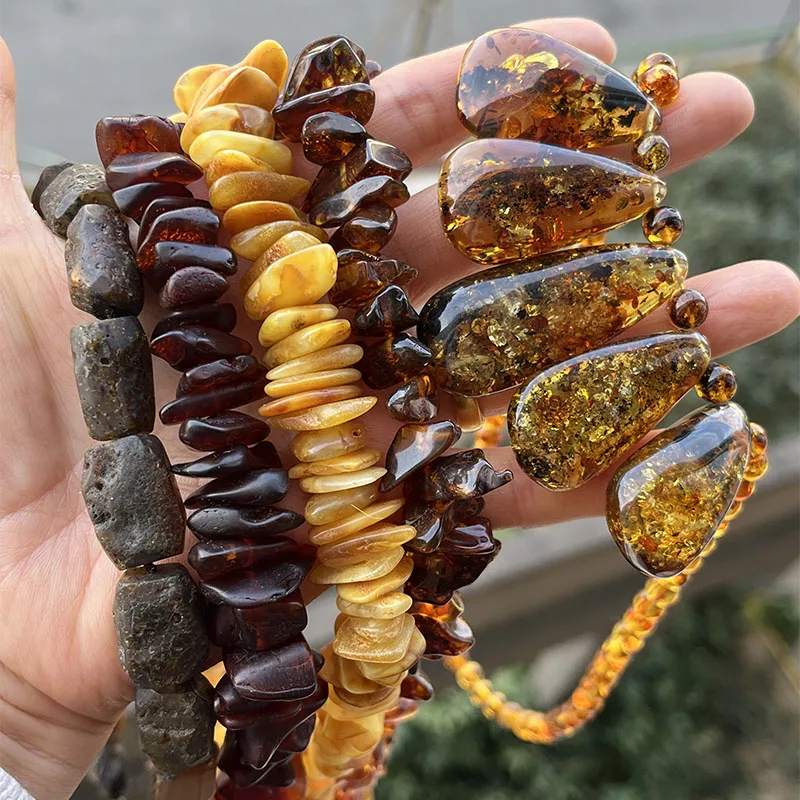 Yoowei Halskette aus 100 % Naturbernstein als Geschenk, europäische baltische Original-Medizinperlen, wunderschöner, einzigartiger Heilschmuck-Lieferant – Detail 32