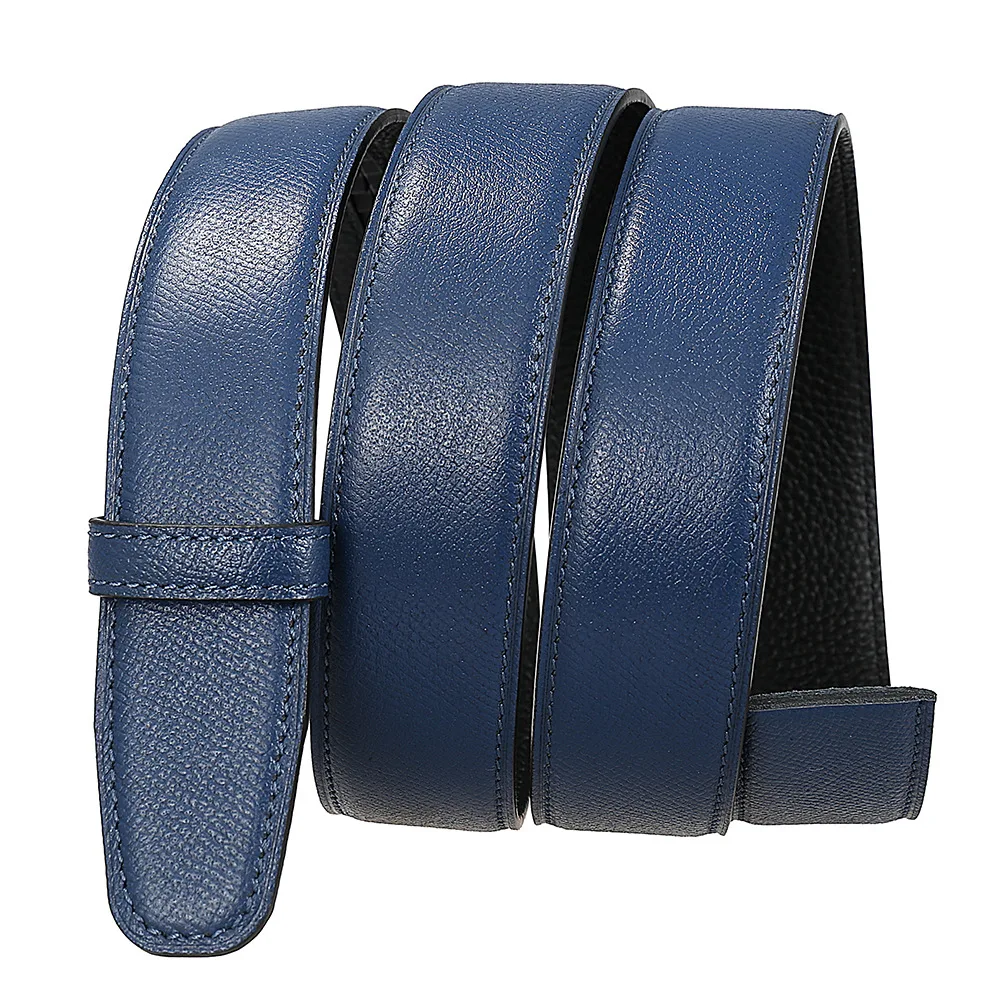 Men's Cowhide Leather Belts Luxury Brand Fashion Design Simple Versatile Jeans Accessories Men Automatic Buckle Waistband 3.5cm