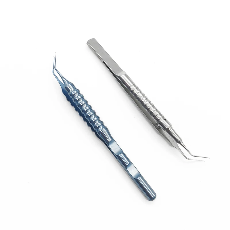 

Round Handle Micro Incision Capculorhexis Forceps Ophthalmic Surgery Special Suitable for 1.8/2.2 Incision Two Materials