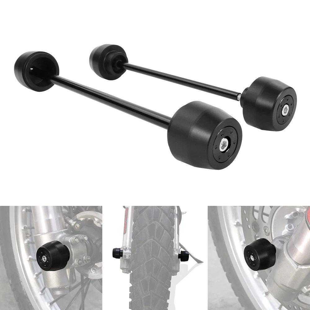 Rear Front Axle Fork Crash Sliders Fit For Suzuki DR650 DR650SE 1996-2022 DR 650 DR 650SE Motorcycle Accessories Wheel Protector