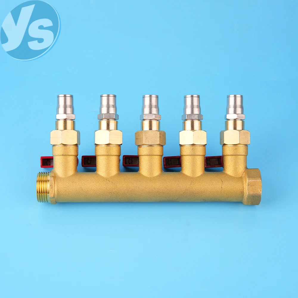 

YS Agricultural Irrigation Directly Iinserted Into Connect 5-strand Pipeline Splitter High Flow Diameter Water Divider