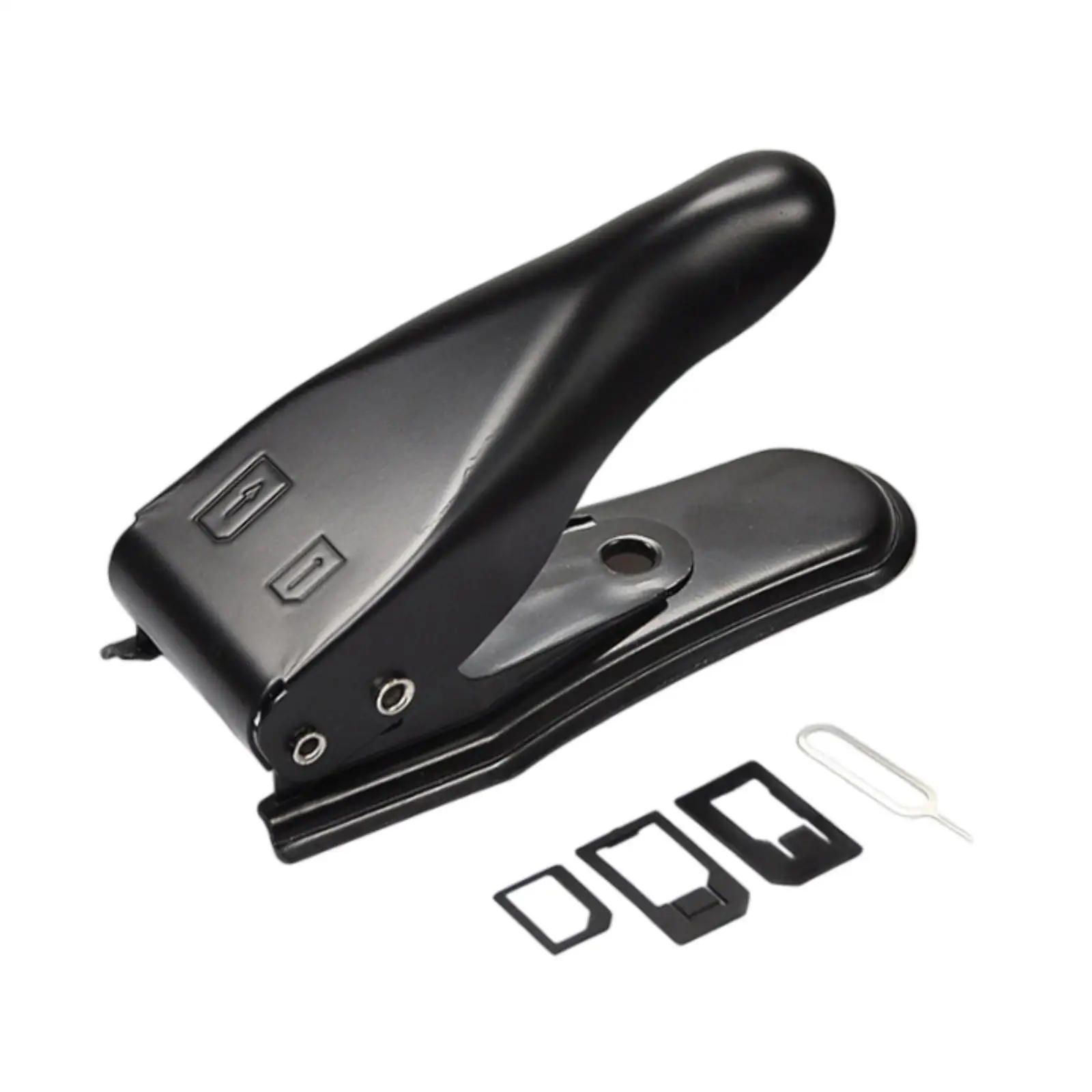 Steel Sim Card Cutter with Nano and Micro Sim Adapters Mobile Phone Card Cutting Tool for Smartphone Maintenance and Repairs
