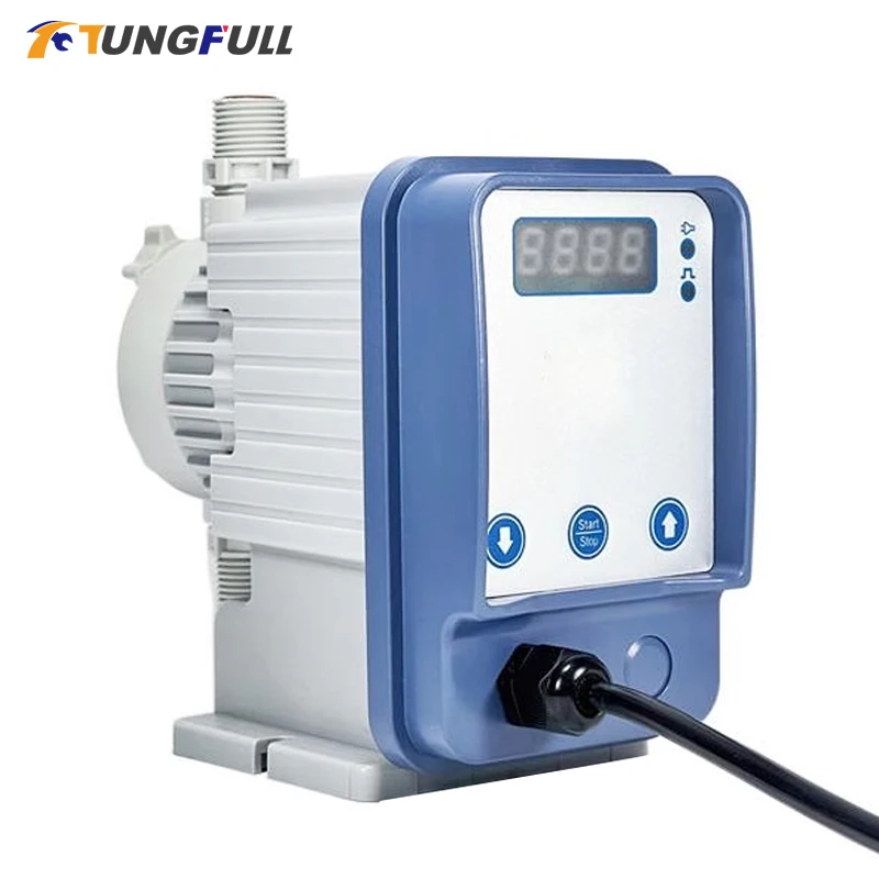 

1-20L/H Electromagnetic Diaphragm Metering Pump Dosing Pump Acid Chemical Chlorine Metering Dosing Pump For Water Treatment